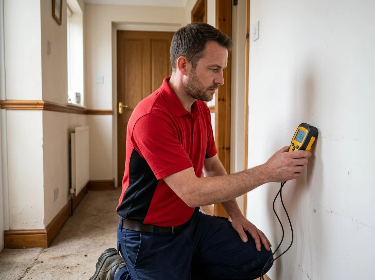 Battersea Plumbers 247 engineer using leak detection equipment in Battersea